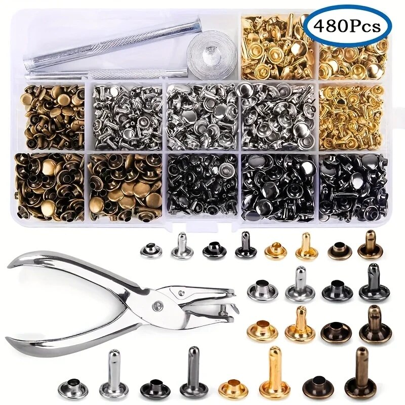 Rivet Setter Tool - المعادن غطاء مزدوج المسامير ترصيع برشام