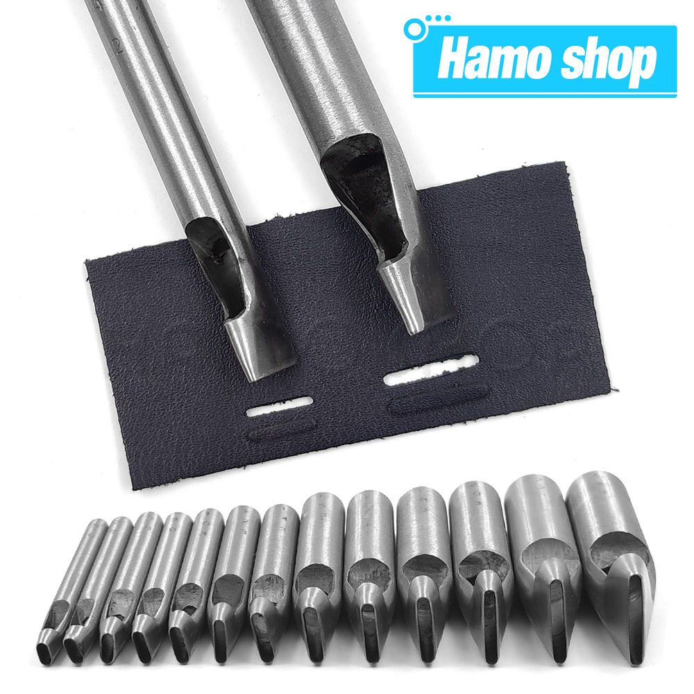 Rivet Setter Tool - أداة ثقب الجلد بفتحات بيضاوية الشكل