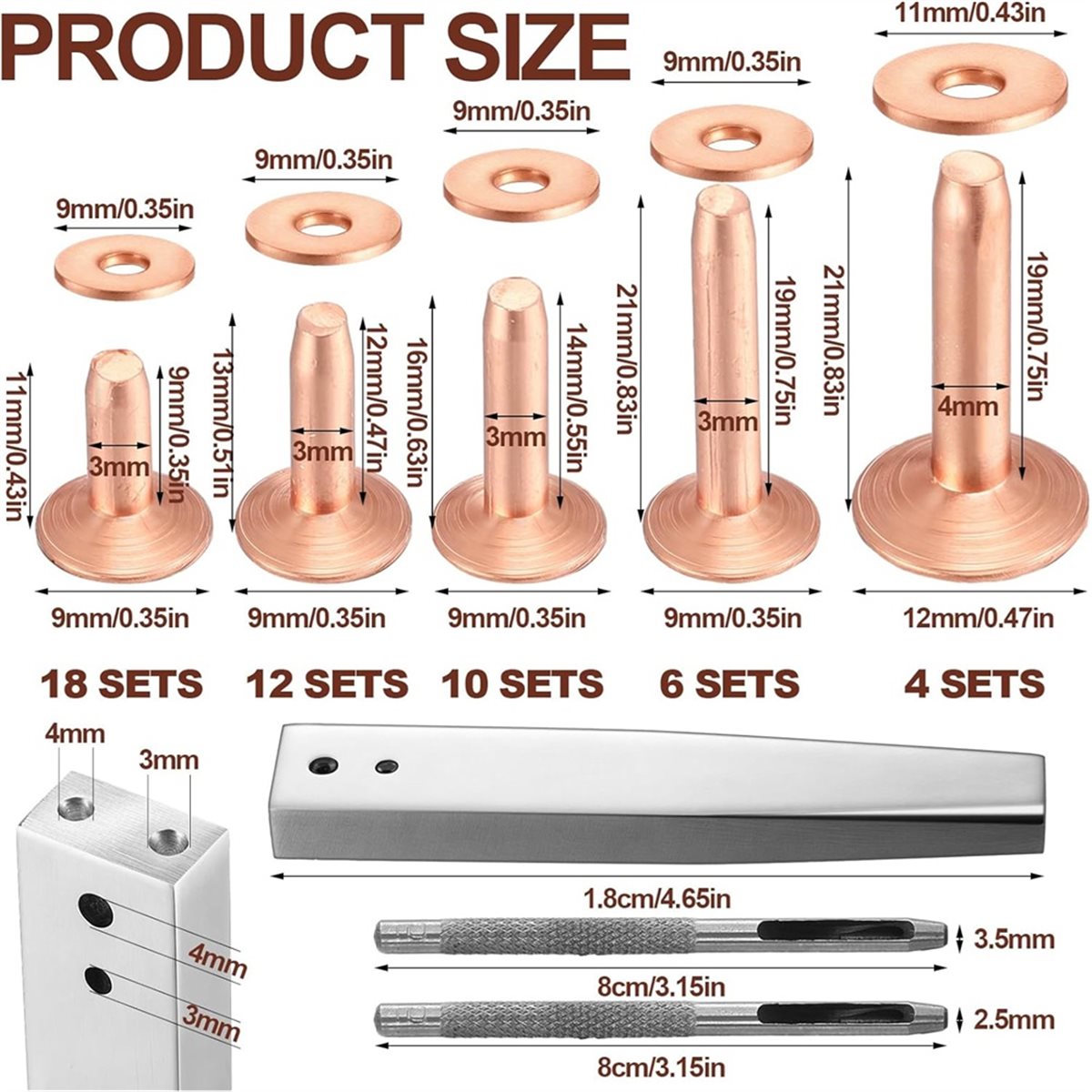 A56K 100 مجموعة من المسامير ال - مراجعة Rivet Setter Tool وسعره