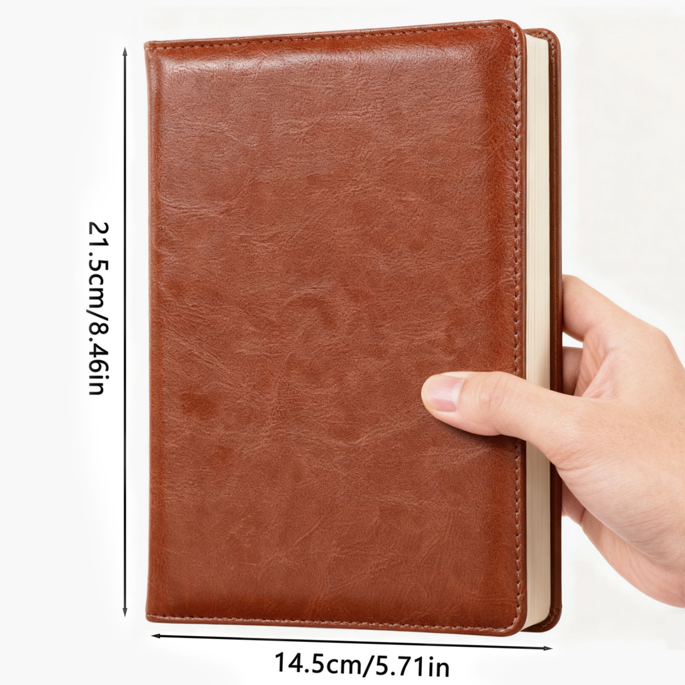 دفتر ملاحظات جلدي A5 بتصميم قل - مراجعة Leather Work Diary Covers وسعره