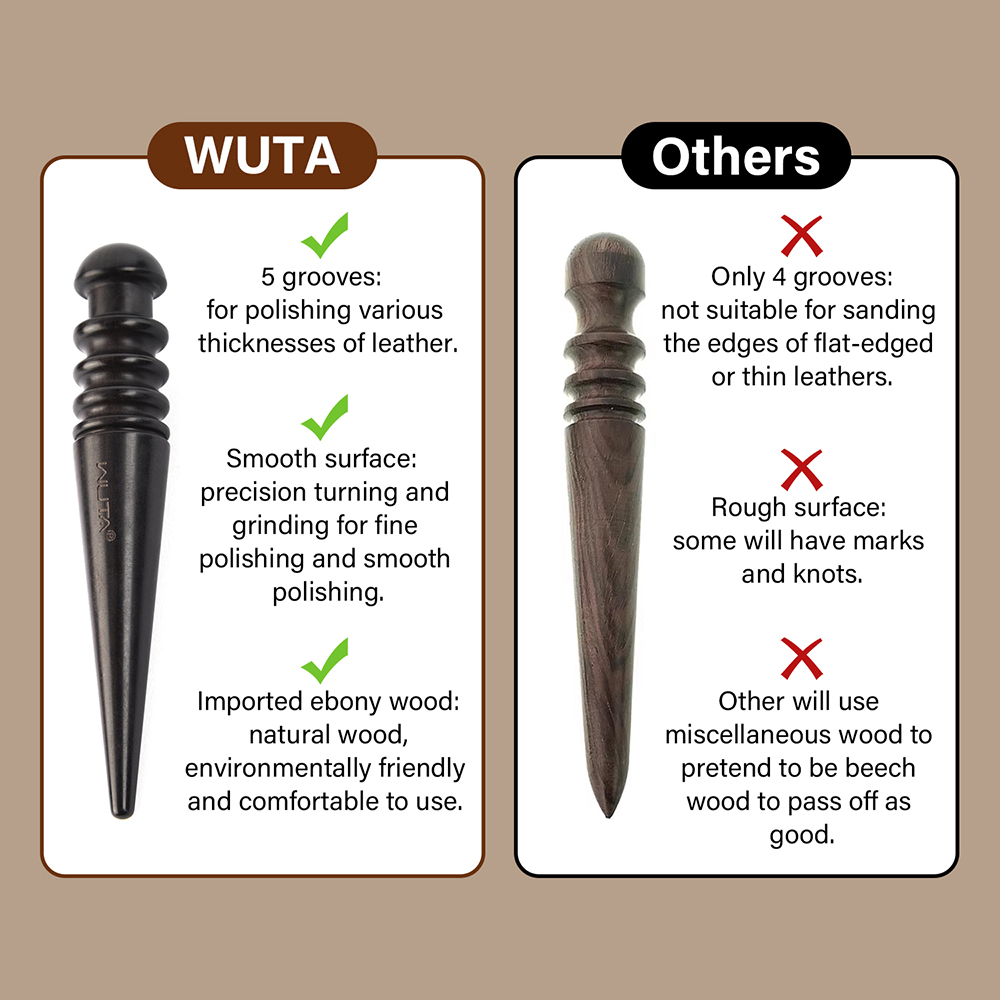 WUTA 1 قطعة برو الجلود حافة ال - مراجعة Bone Folder Tool وسعره